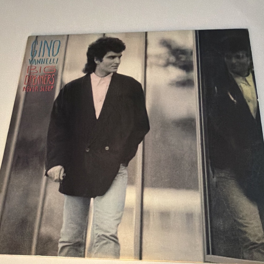 Gino Vannelli Big Dreamers Never Sleep 1987 Vinyl LP CBS Z 40337 US Press